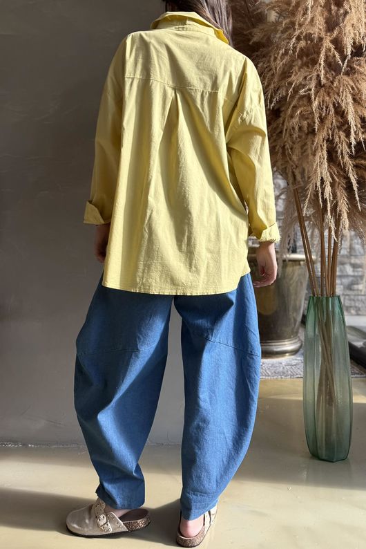 Paloma French Tuck Shirt Soft Ochre